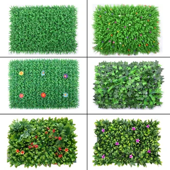 40x60 см Изкуствени зелени растения, тревни площи, килим за дома, Озеленяване на стени градина, Зелен пластмасов тревата, украса на сватбената хотела 0
