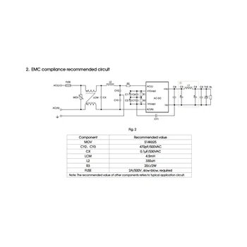 Източник на захранване ac-DC от 90-528 В до 24-Модулен неизолированный Регулатор на напрежение с мощност 5 W MORNSUN LS05-26B15SS-F 3
