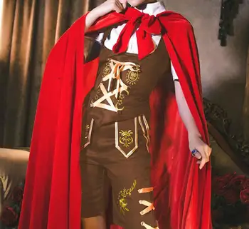 Аниме Черен иконом Сиэль Фантомхайв Cosplay костюм на Червената Шапчица Униформи Костюми за Хелоуин за жени дъждобран ПЕРУКА