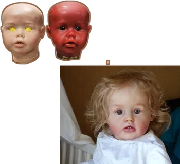 FBBD 26-инчов кукла-Реборн Ариел, аксесоари за кукли само с небоядисани главата
