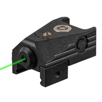 Тактически Лазерен мерник със зелена червена точка, Лазерна показалка, пушка, пистолет, Страйкбол, Магнитна зареждане, Лазерен мерник, аксесоари за стрелба с