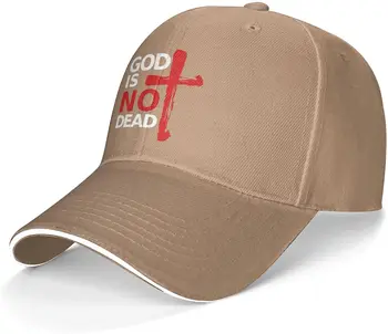 Бог Не е Мъртъв Християнската Вяра папина Шапка бейзболна шапка Регулируема Поло Шофьора Прическа в стил унисекс 1