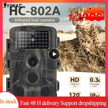 1 / 2 ЕЛЕМЕНТА Външна камера за проследяване 20MP 1080P Водоустойчив Лов на диви животни, разузнавателни превозно средство игра, Инфрачервена капан за нощно наблюдение