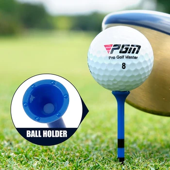 PGM 83 мм Регулируема Тениска за топка за голф Golf Training Step Down Притежателя на Топка За голф, 30 бр / кутия Тениски за голф ABS Пластмаса Принадлежности За голф