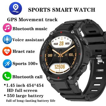 Xiaomi Mijia GPS Sports Track Smartwatch Мъжки Висококачествени Компаси, Гласов Асистент, Bluetooth-предизвикателство за Мониторинг на Сърдечната Честота, Дамски Часовници
